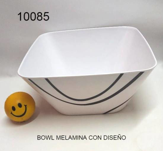 Imagen de BOWL MELAMINA CON DISEÑO 3.26
